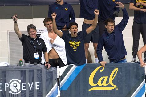 Cal Mens Swimming Wins 15 Of 18 Swim Events En Route To 6th Pac 12