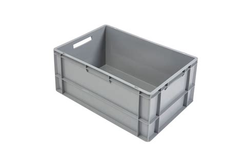 60 Litre Plastic Euro Containers 2 Pack 600mm X 400mm X 320mm