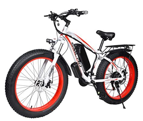 26 Inch Electric Mountain Bike Mens Cruiser Cycling Snow Bike Fat Tire
