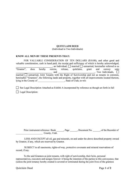 Bill Of Sale Form West Virginia Quitclaim Deed Form Templates Fill