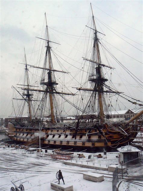 Vsyachina Naval Architecture — Hms Victory In The Snow 2009