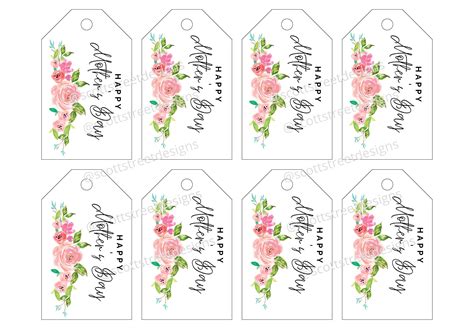 Floral Mother S Day Gift Tags Free Printable Free Printable Gift My Xxx Hot Girl