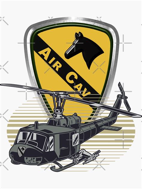 1st Cavalry Division Air Cav Sticker For Sale By Soldieralways