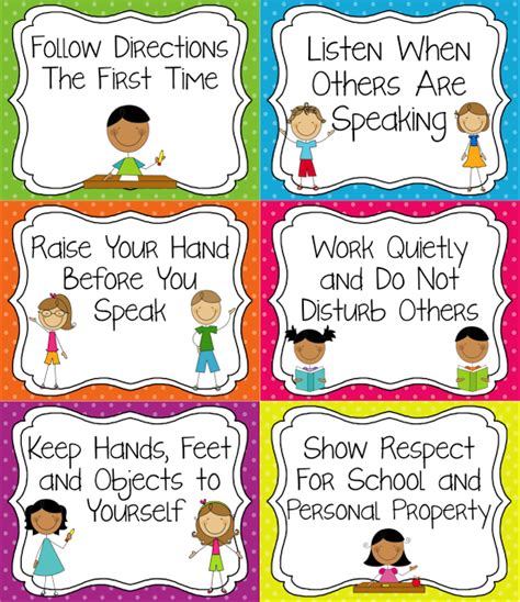 Collection Of Png Classroom Rules Pluspng