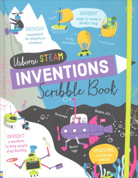 Inventions Scribble Book Stem Scribble Books Edc Usborne