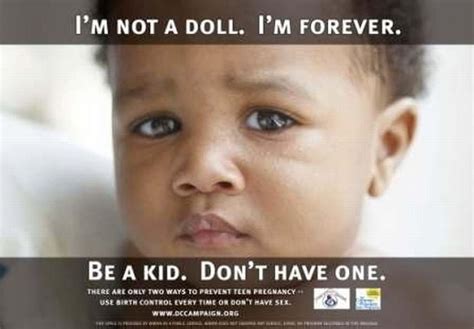 Dc Campaign To Prevent Teen Pregnancy Baby Posters Popsugar Moms