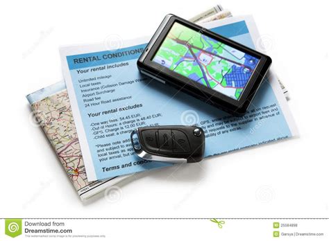 Road map and navigator stock photo. Image of distance - 25584898