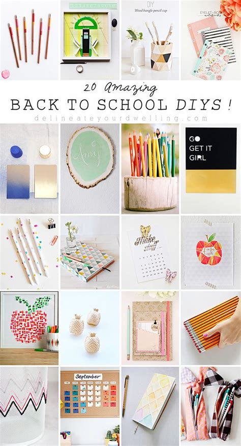 20 Amazing Back To School Diys Diy Crafts To Sell Diy Crafts For Kids
