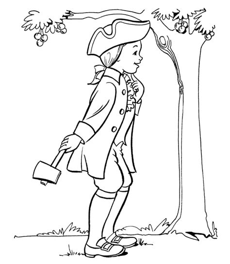 George Washington Symbol coloring page - Download, Print or Color