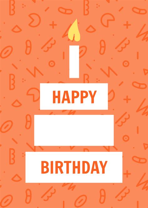 Card Birthday 42 Customizable Template 16478 Shutterstock