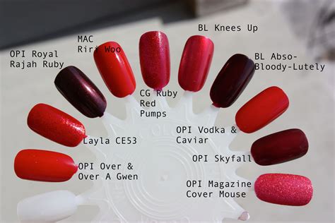 opi red nail polish theartisticexpert