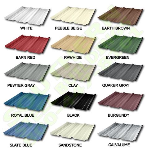 United Steel Color Chart