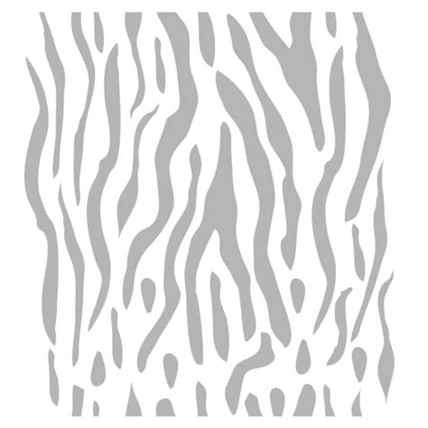 6 X 6 Art Stencil Zebra Print Cebra Producción Artística Rayas