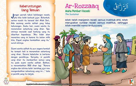 Asmaul husna dan artinya banyak di jelaskan di dalam al qur'an. Kisah Asmaul Husna Ar-Rozzaaq | Ebook Anak