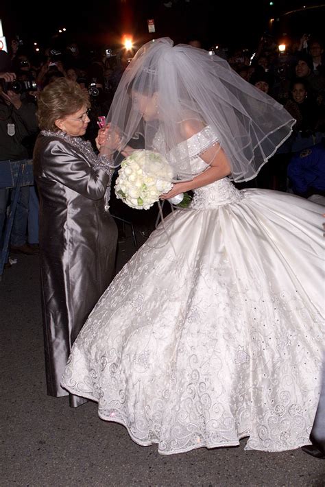 Thalia Attends Her Wedding Ceremony To Tommy Mottola 2000