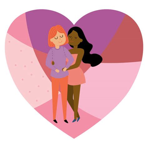 Two Lesbian Girls Pictures Illustrations Royalty Free Vector Graphics