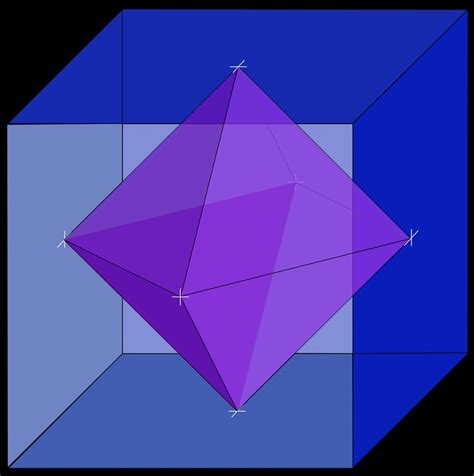 An Image Of A Purple Diamond In The Middle Of A Blue Square With Lines