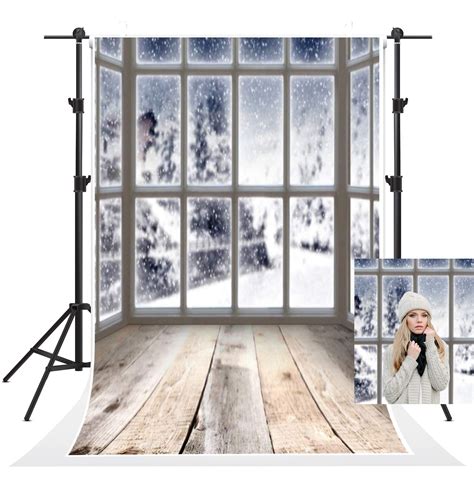 Buy Kate 10x10ft Window Frozen Snow Wonderland Photography Backdrops