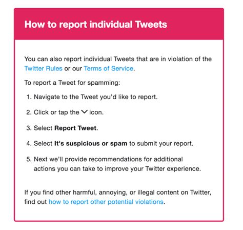 Twitter S Spam Reporting Tool Now Lets You Specify Type Including If It S A Fake Account