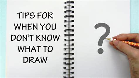 Dont Know What To Draw Here Are Some Tips Youtube