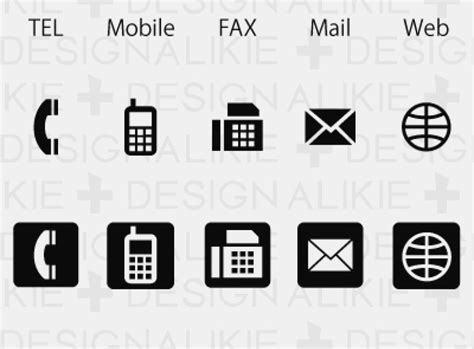 Mobile Phone Icon For Business Card Imobile Cool