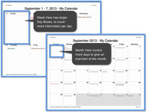 What Are My Options For Calendar Print Layouts Support Portal
