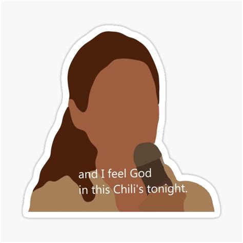 I Feel God In This Chilis The Office Sticker For Sale By