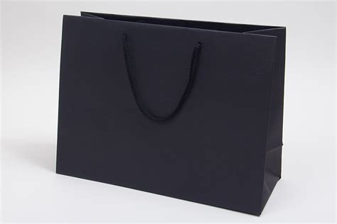 Find many great new & used options and get the best deals for chanel black paper shopping gift bags brand at the best online prices at ebay! Rope Handled Eurotote Shopping Bags | Matte Black Textured