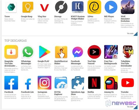 Top 8 Mejores Sitios Para Descargar Apk En Android Newesc 2023