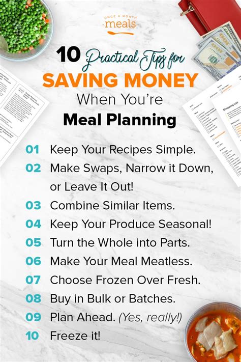 10 Practical Tips For Saving Money When Youre Meal Planning