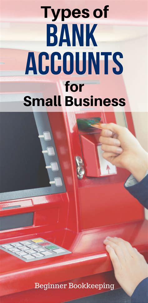 Types Of Bank Accounts For Small Business Small Business Accounting