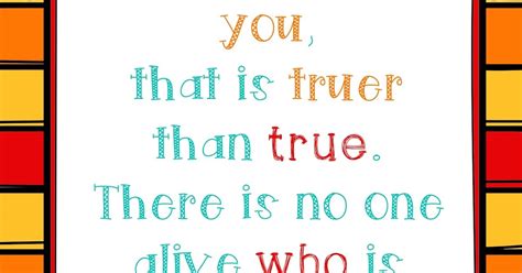 Iheart Printable Motivational Dr Seusss Youer Than You