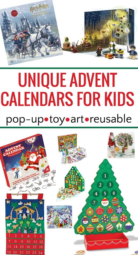 11 Fun And Unique Advent Calendars For Kids Advent Calendars For Kids