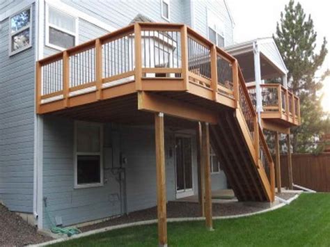 Microsoft and partners may be compensated if you purchase something. Elevated Deck Plans Stair Railing Ideas Patio - House Plans | #21206