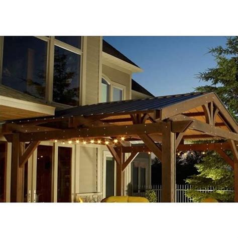 Official website for costsco wholesale. Outdoor Greatroom Company Metal Roof for Lodge II Pergola ...