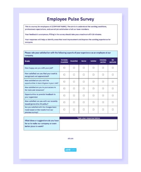 Your 2024 Guide To Employee Pulse Surveys Plus Free Template Aihr