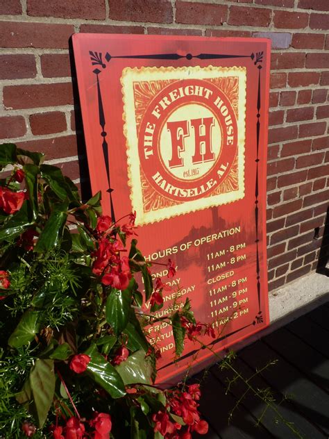 Our guests may hear passing trains and witness a unique union of the past and present. The Freight House Restaurant: Hartselle, AL | Sweet T ...