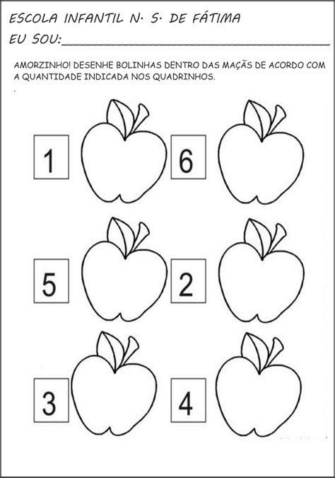 Atividades Educação Infantil Quantidades