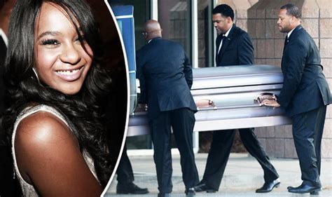 Bobbi Kristina Brown Funeral Hearse Arrives Carrying Body For Service