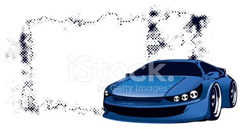 Racing Blue Fast Car Grunge Banner Stock Photo Royalty Free Freeimages