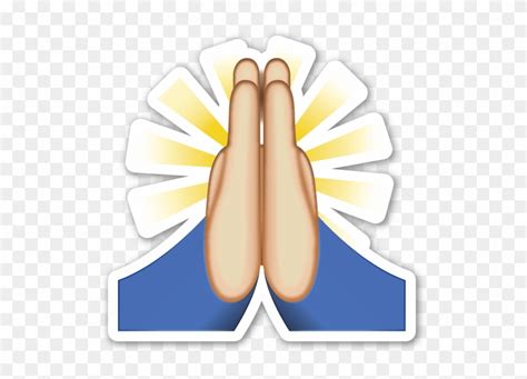 Person With Folded Hands Pray Hands Emoji Png Free Transparent PNG Clipart Images Download