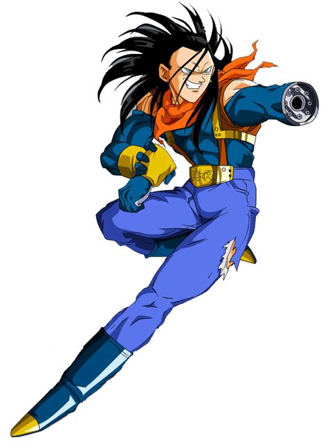 It was simple back then, goku was just a child, riding his nimbus and having fun while defeating villains. Image - Dragon ball gt super a17.png | Villains Wiki | FANDOM powered by Wikia