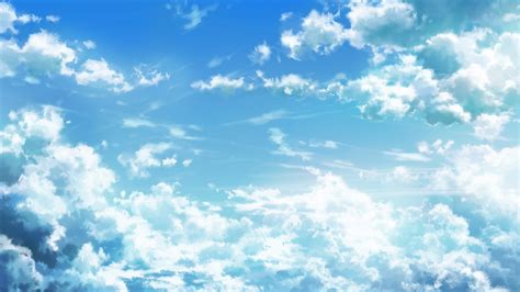 Download 2560x1440 Anime Landscape Beyond The Clouds Sky Wallpapers