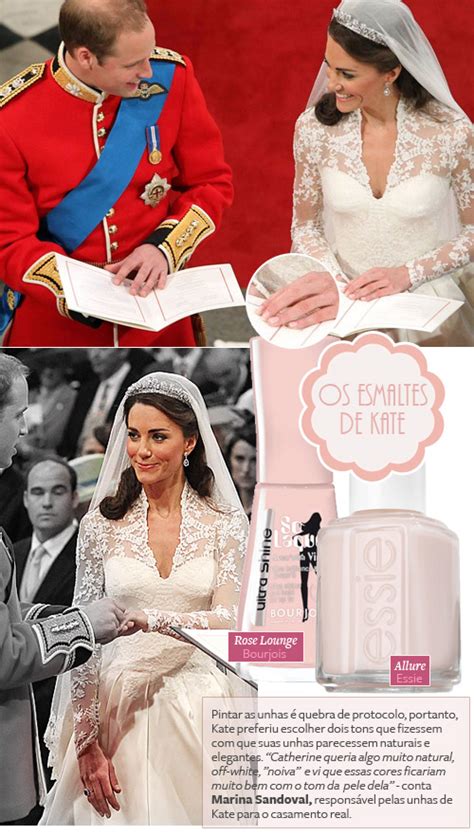 As Unhas De Catherine Middleton No Casamento Real Unha Bonita
