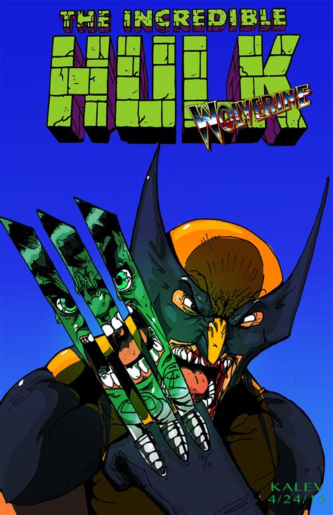 Hulk Vs Wolverine By Kalevart On Deviantart