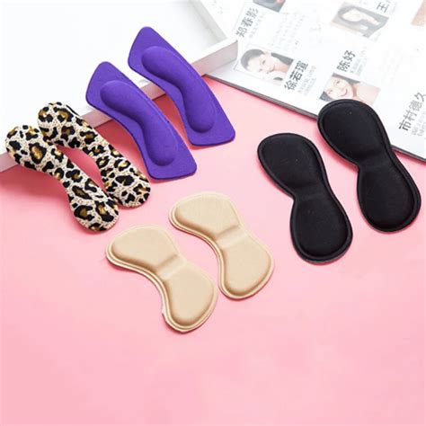 2pcs Anti Slip Cushion Pads Shoes Insoles Feet Care Tools Protector For Heels Rubbing Heel Shoes