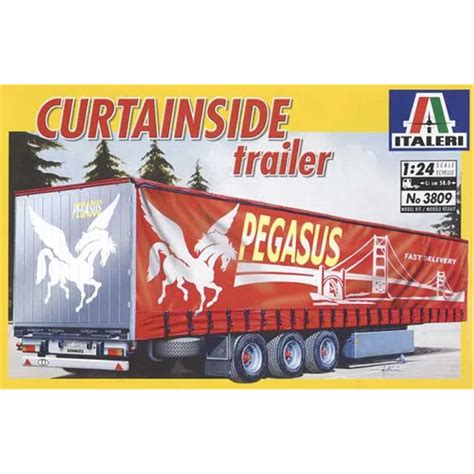 Buy The Italeri 124 Curtside Trailer Italeri 1 3809 Online