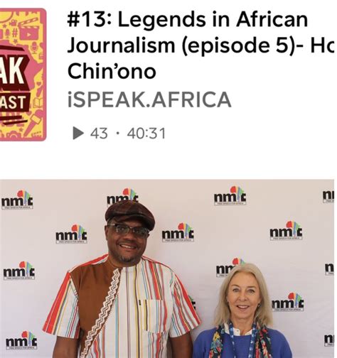 Hopewell Chinono On Twitter It Was A Great Honour And Humbling To Be Featured On The Legends