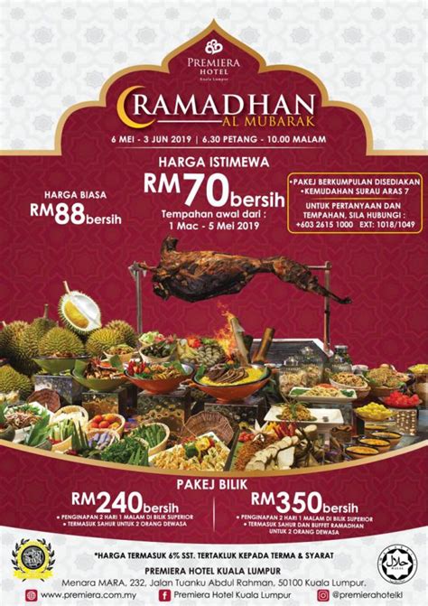 A guide to ramadan buffets options in kuching (2019 update). Ramadhan Promo @ Premiera Hotel | Malaysian Foodie