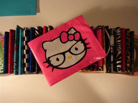 Nerdy Hello Kitty Bifold Wallet Duct Tape By Ducttapecouple 999 Duct